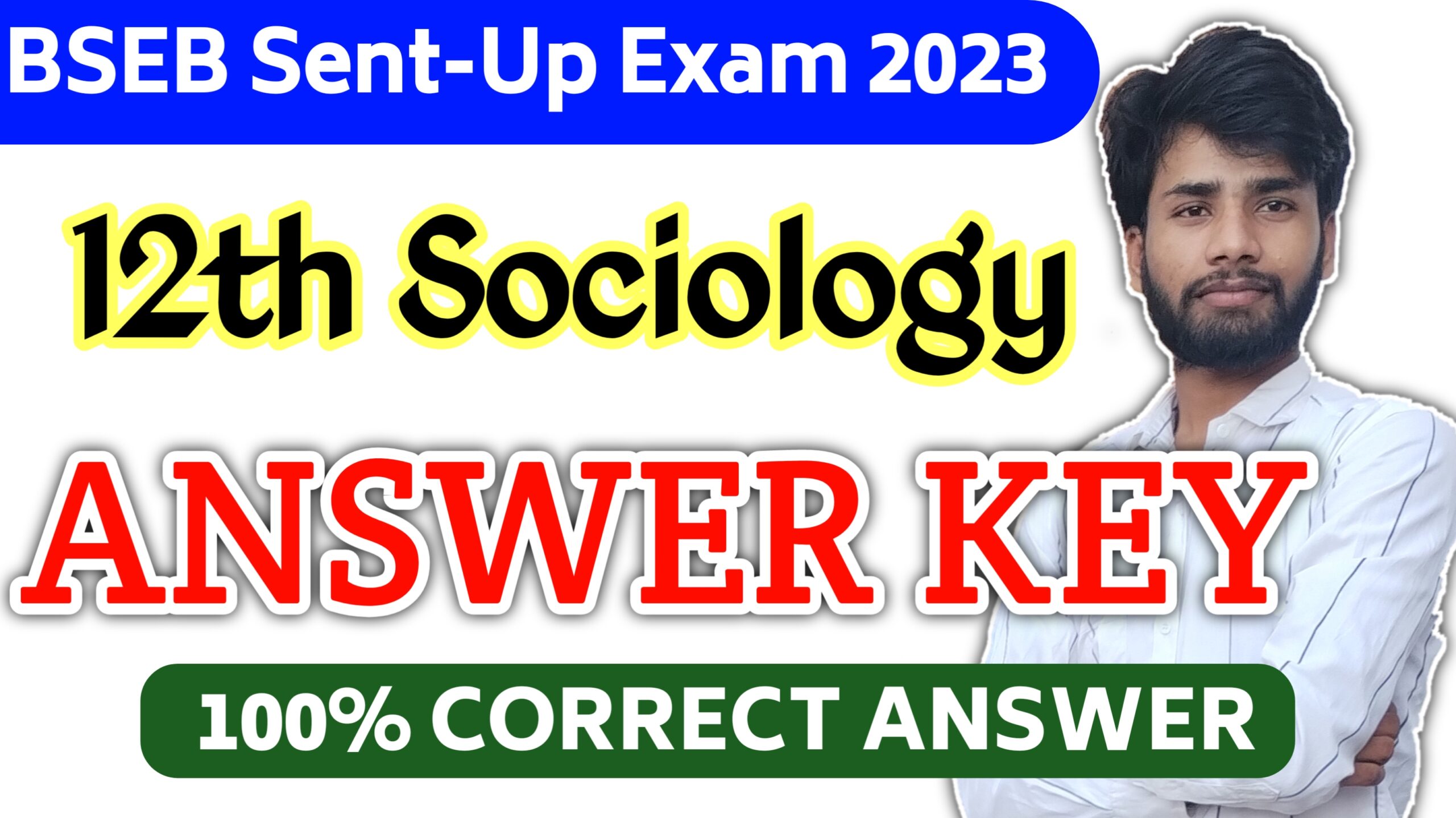 Bihar Board 12th Sociology Sent-Up Exam 2023