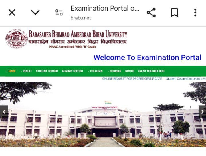 BRABU UG 1st Semester Result 2024-28