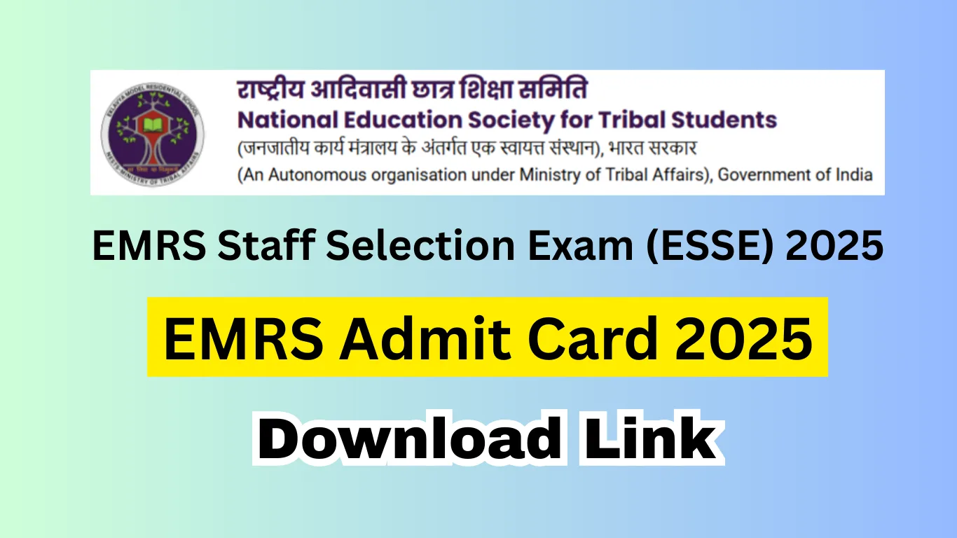 EMRS Admit Card 2025