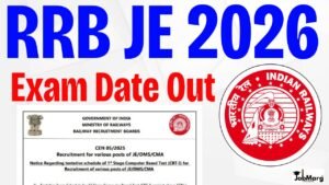 RRB JE Admit Card 2026 Out Now