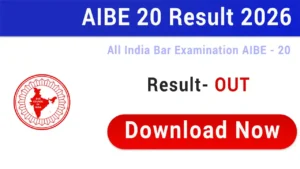 AIBE 20th Exam Result 2026