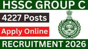 HSSC Group C Recruitment 2026