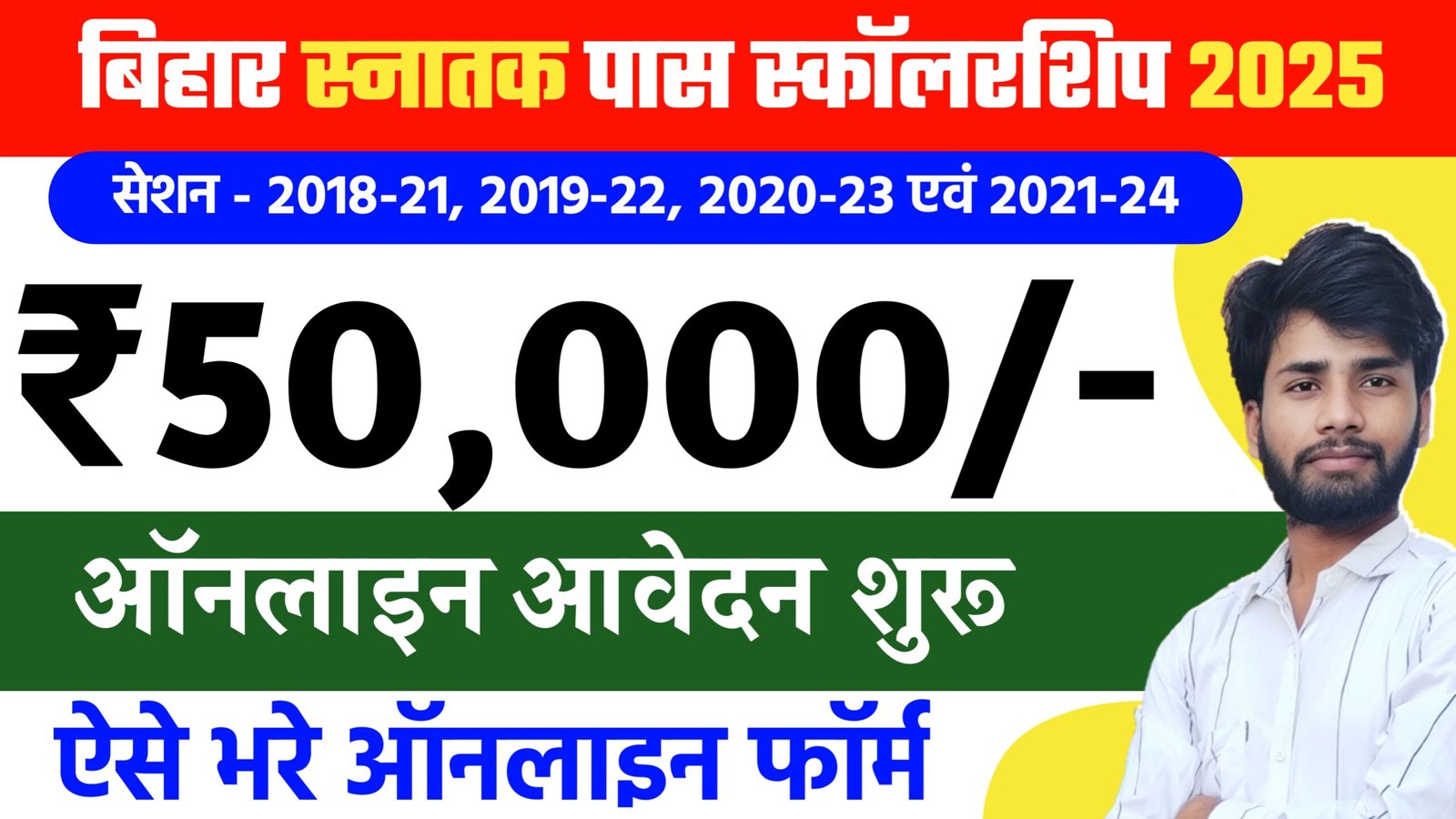Bihar Graduation Scholarship 50000 Online Apply 2025