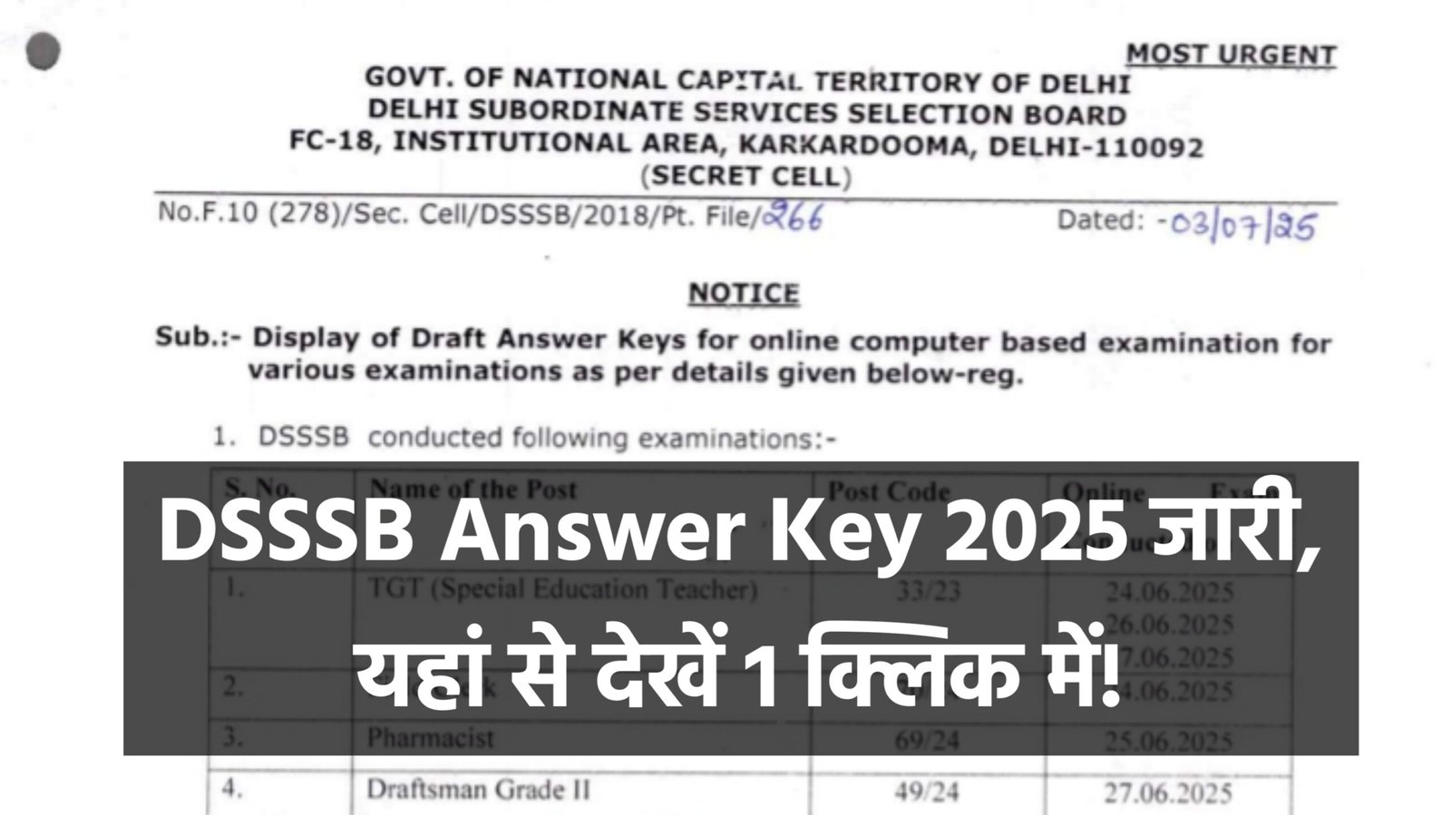 DSSSB Answer Key 2025, https://cdn.digialm.com//EForms/configuredHtml/1258/93619/login.html