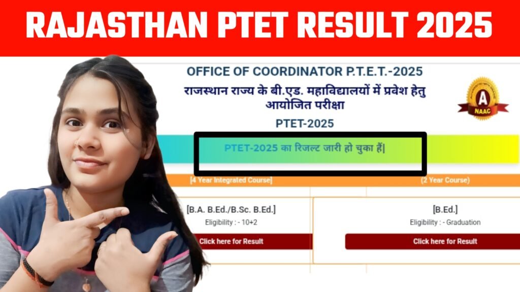 PTET Result 2025