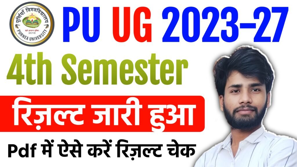 Purnea University UG 4th Semester Result 2025