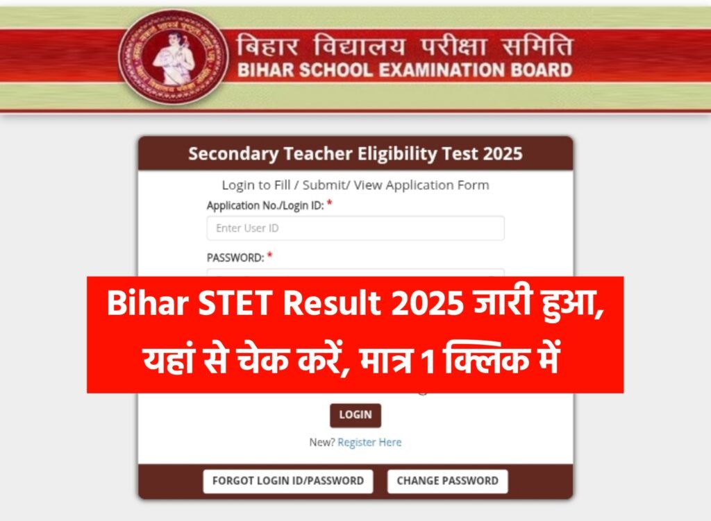 Bihar STET Result 2025