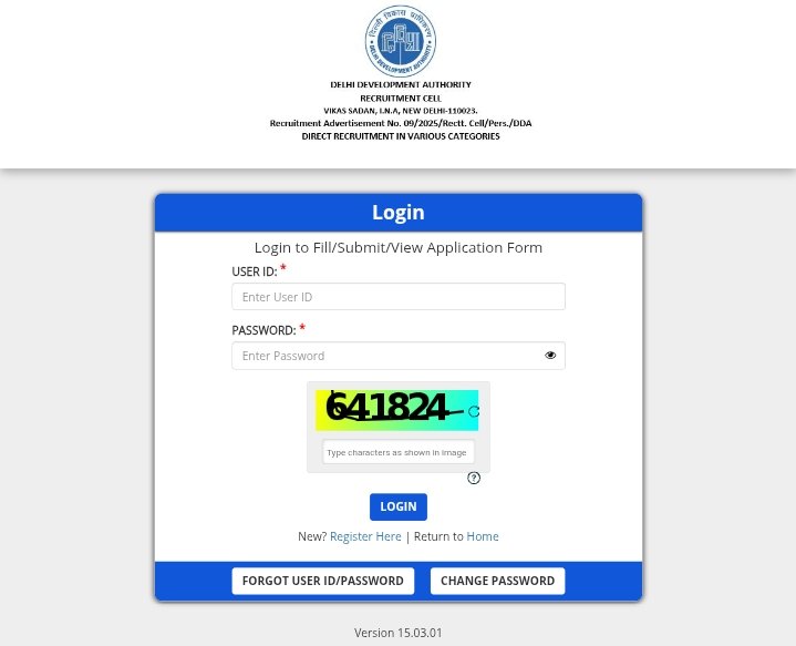 Delhi DDA Admit Card 2025