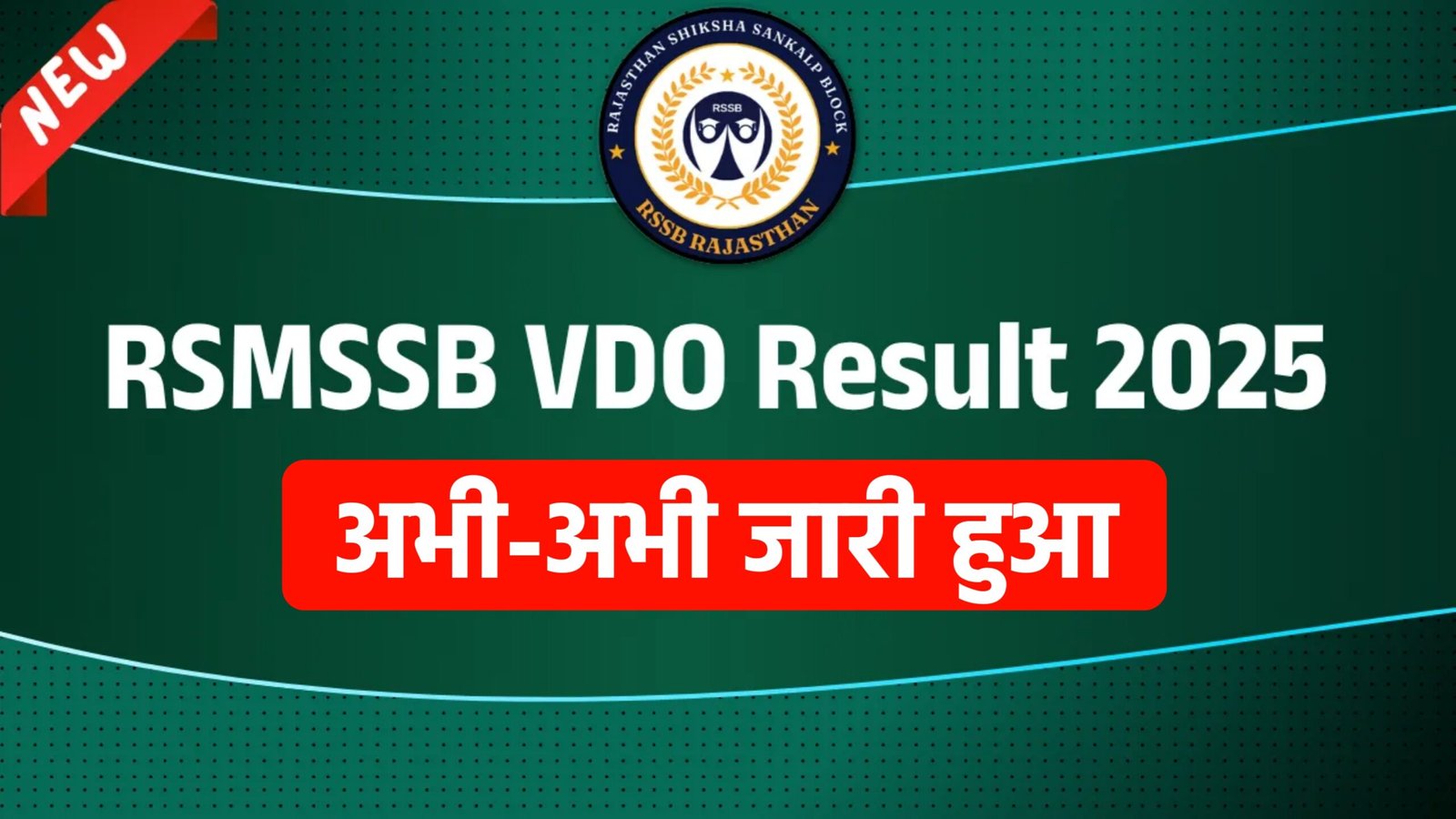 Rajasthan VDO Result 2025