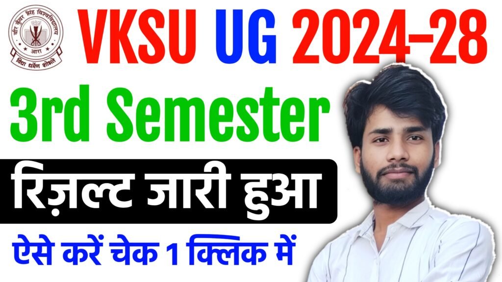 VKSU UG 3rd Semester Result 2026