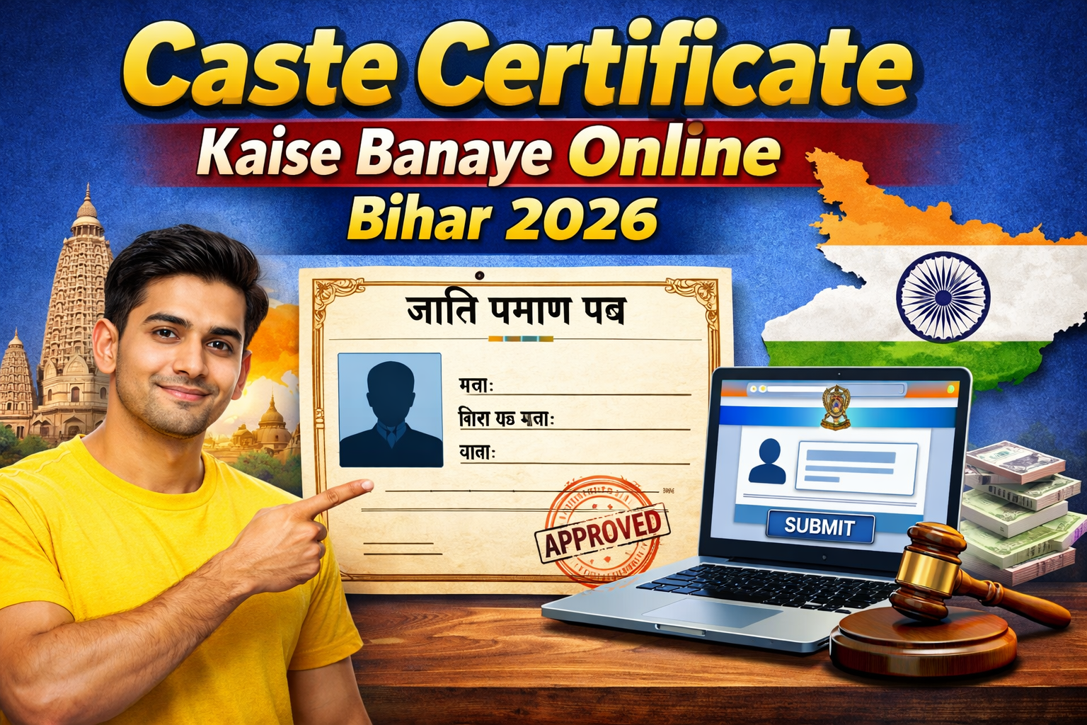 Caste Certificate Kaise Banaye Online Bihar 2026