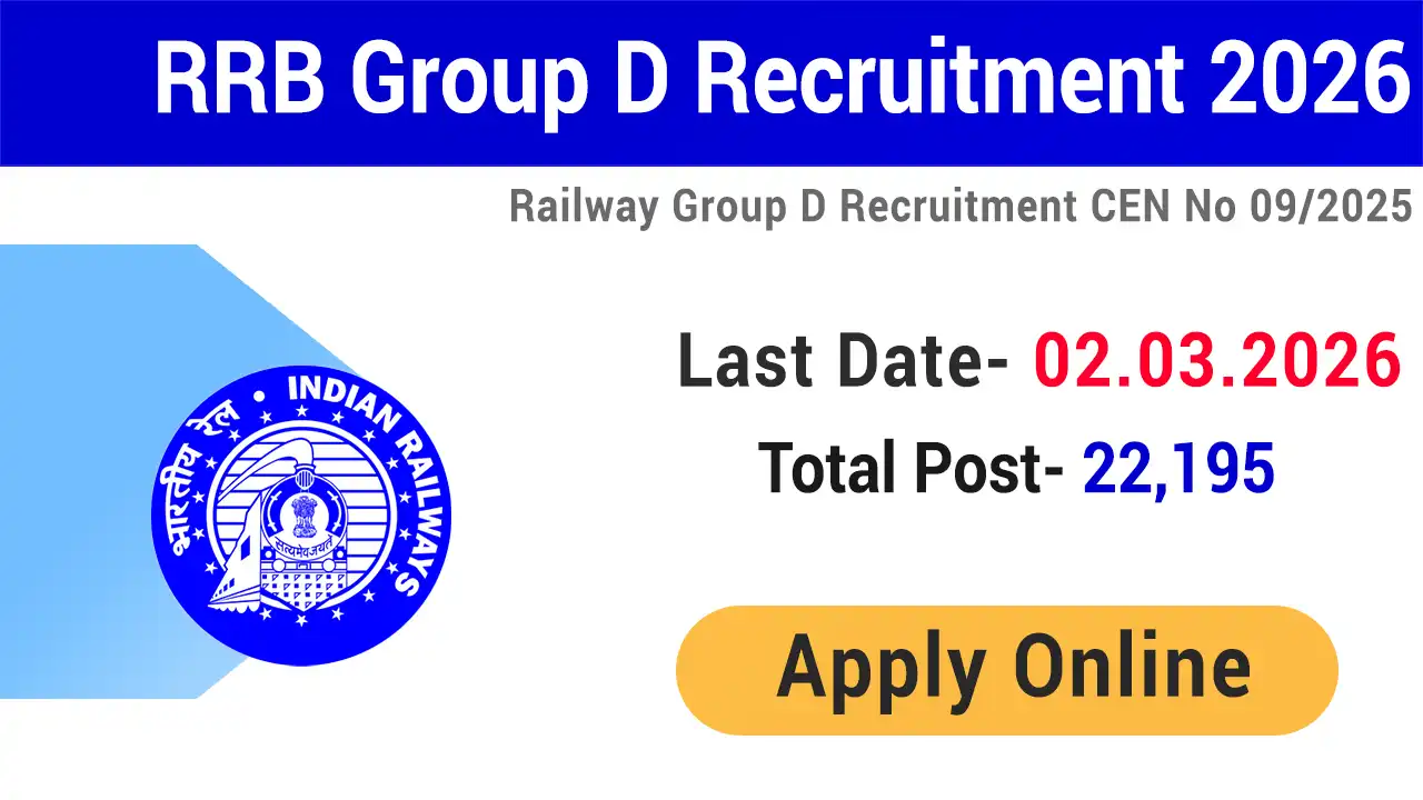 RRB Group D Recruitment 2026