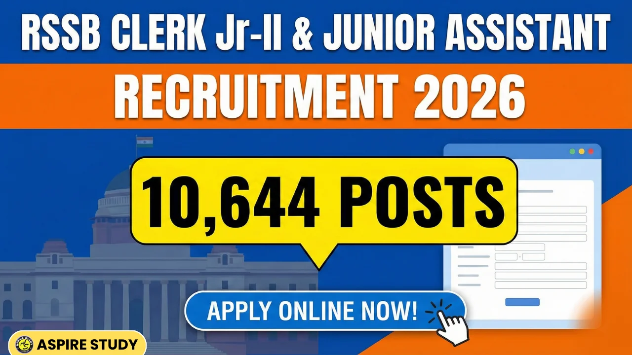 RSSB Clerk Jr-II / Junior Assistant Recruitment 2026