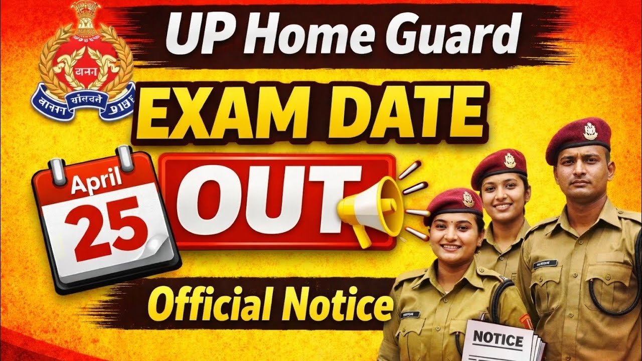 UP Home Guard Exam Date 2026 Out