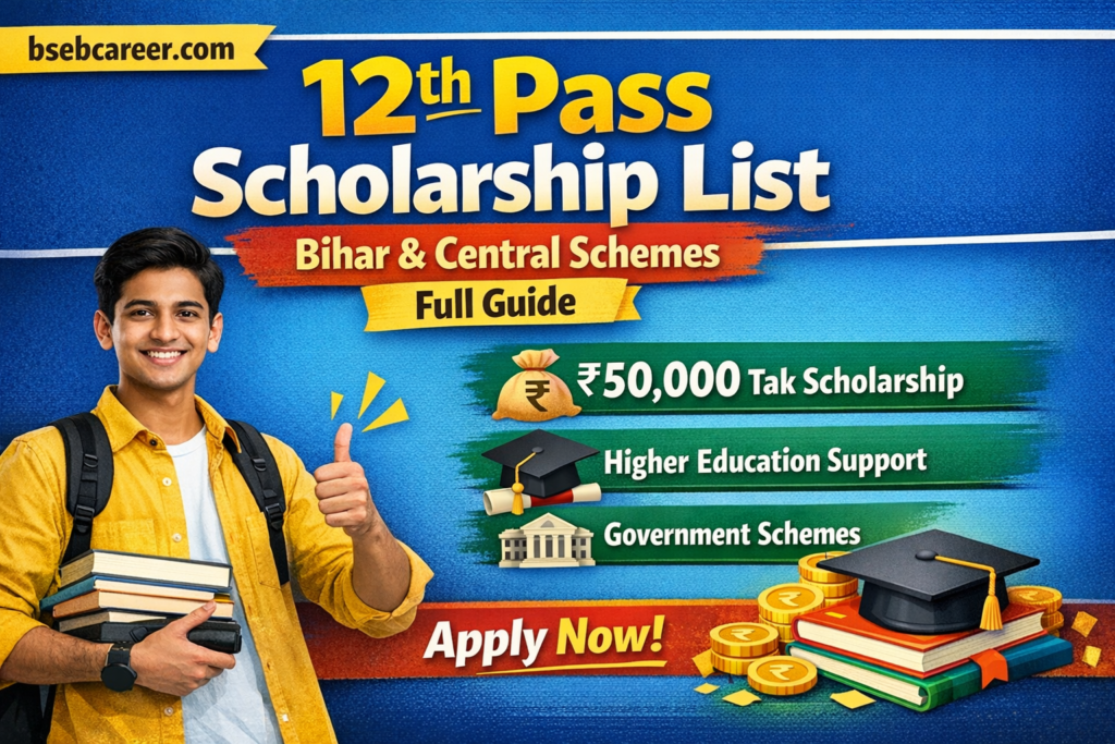 12th Pass Scholarship List
