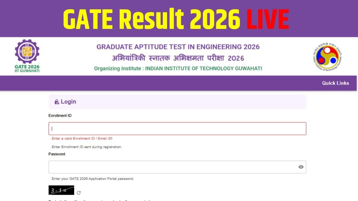 IIT GATE Result 2026