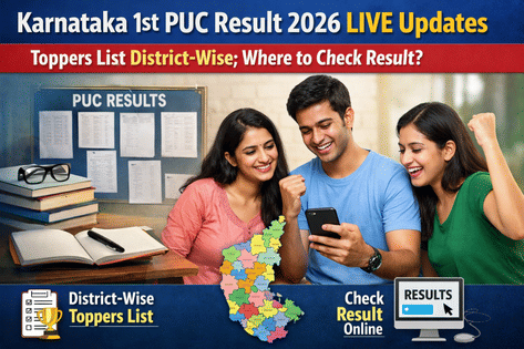 Karnataka 1st PUC Result 2026