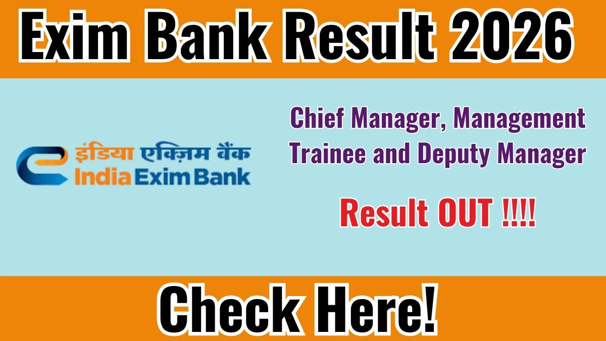 EXIM Bank MT result 2026