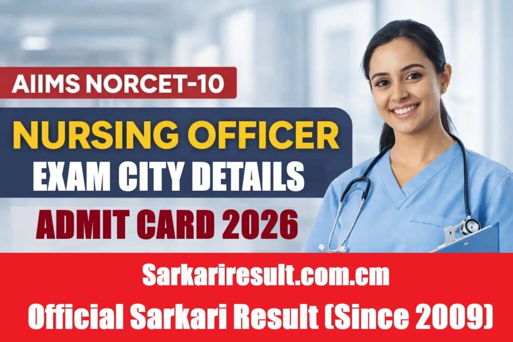 AIIMS NORCET 10th Phase Recruitment 2026