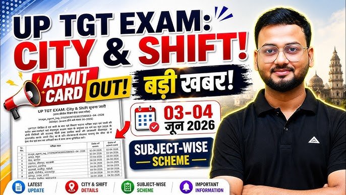 UP TGT Admit Card 2026