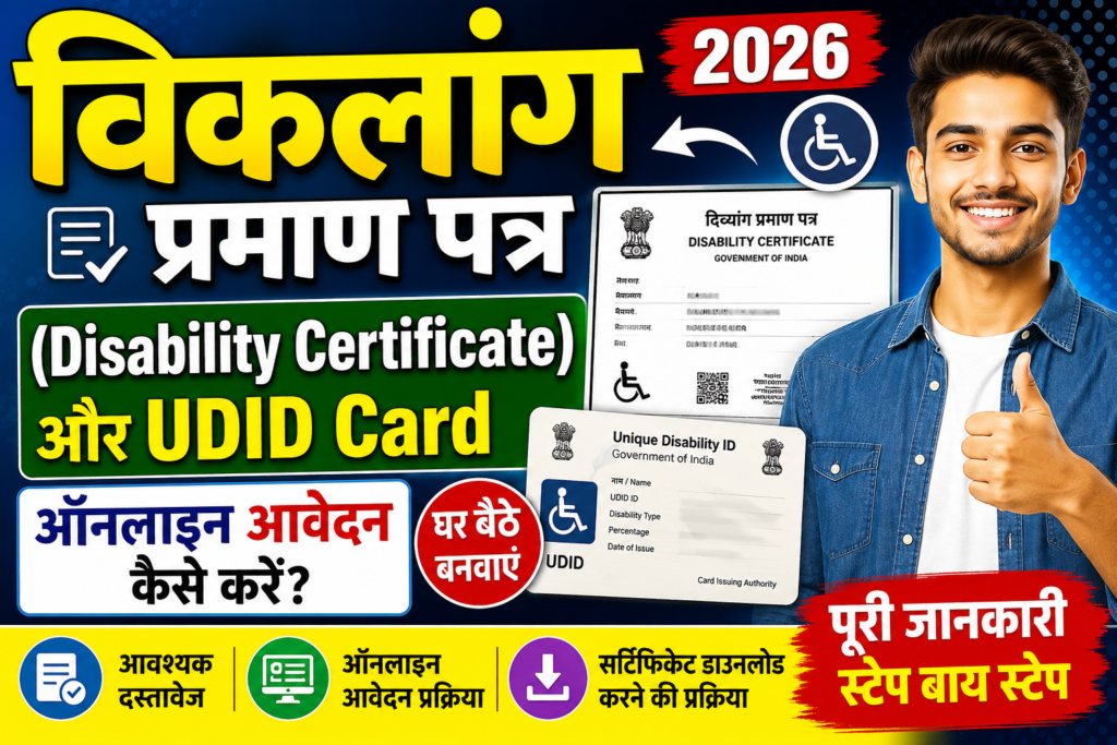 Viklang Certificate Kaise Banaye 2026