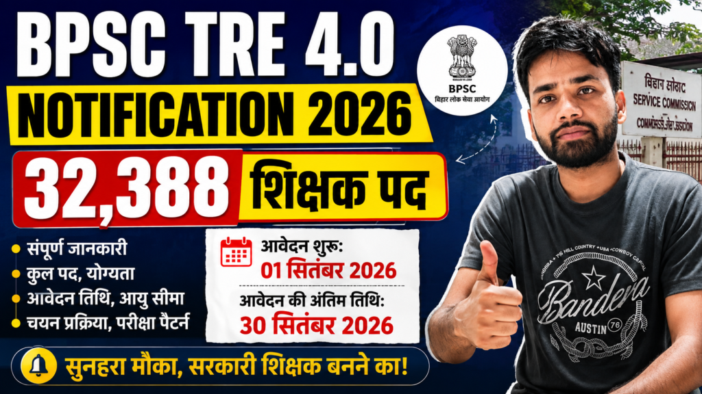 BPSC Tre 4 Notification 2026