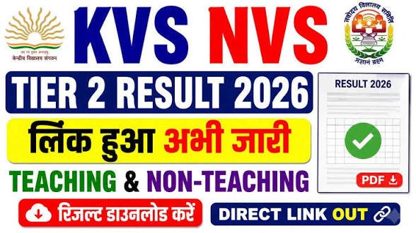 KVS NVS Tier 2 Result 2026