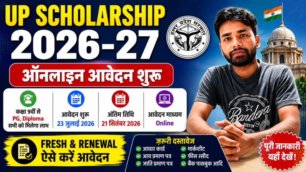 UP Scholarship 2026-27