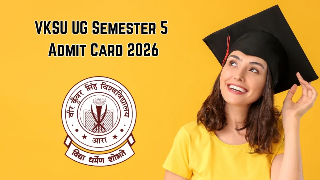VKSU UG 5th Semester Admit Card 2026