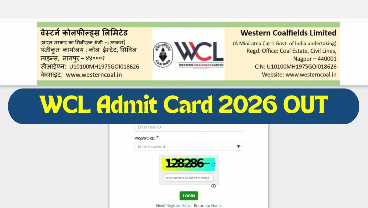 WCL Admit Card 2026